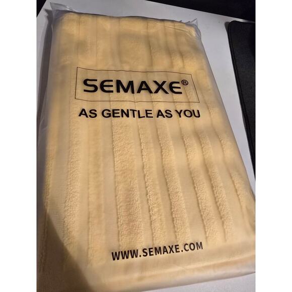 Semaxe Bathroom Cotton Rug Mat Yellow 19x30 - Picture 1 of 4